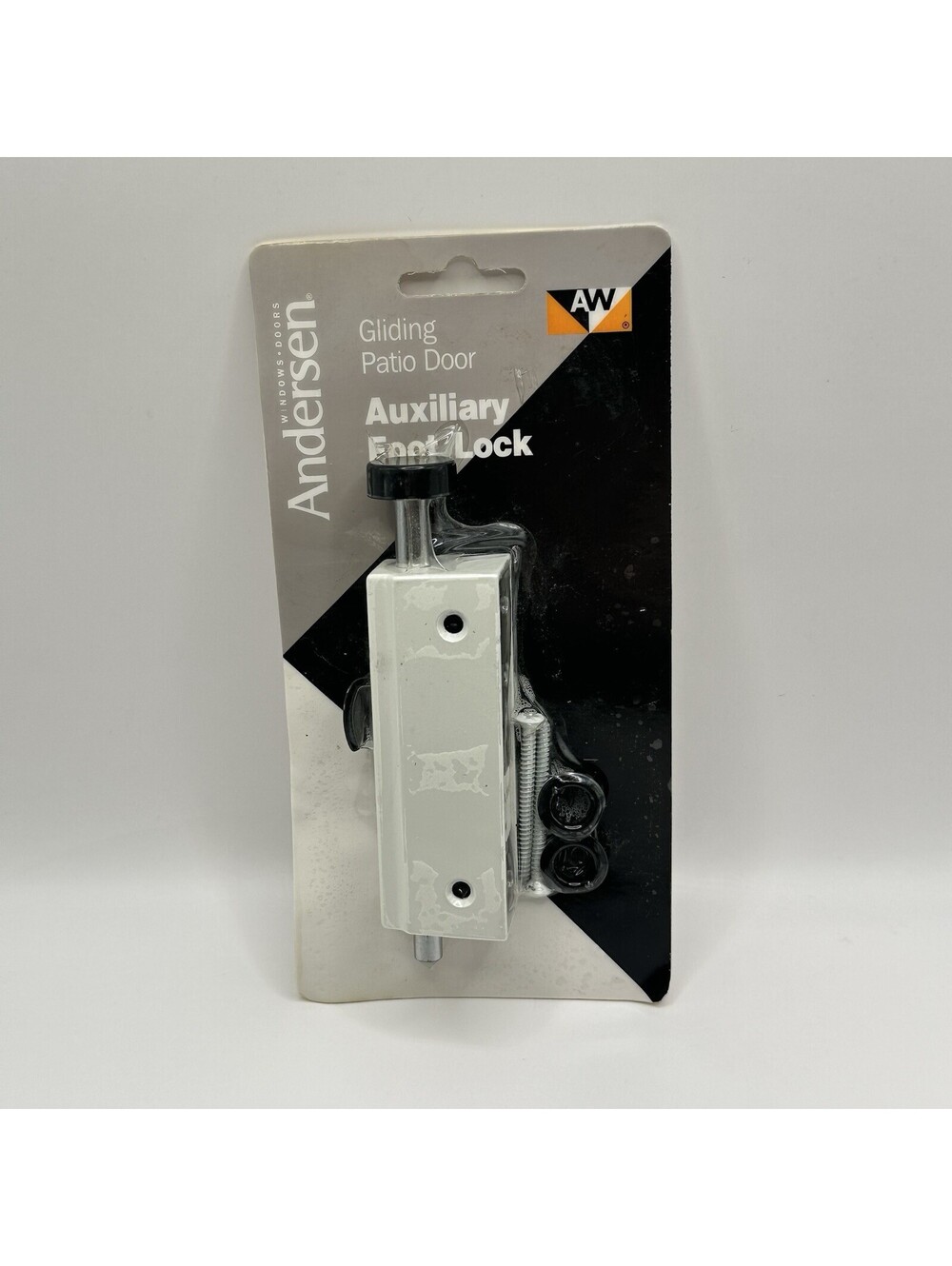 Andersen White 200 400 Series Gliding Sliding Patio Door Auxiliary Foot Lock NEW